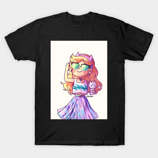 Seapunk Star Butterfly (Star vs the forces of evil) T-Shirt by xlausenpai